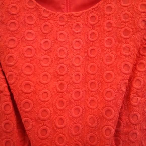 NWT Liz Claiborne bright Coral Cocktail dress sz 4 NWT - Picture 4 of 6